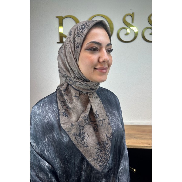 Desenli Soft Eşarp 05V